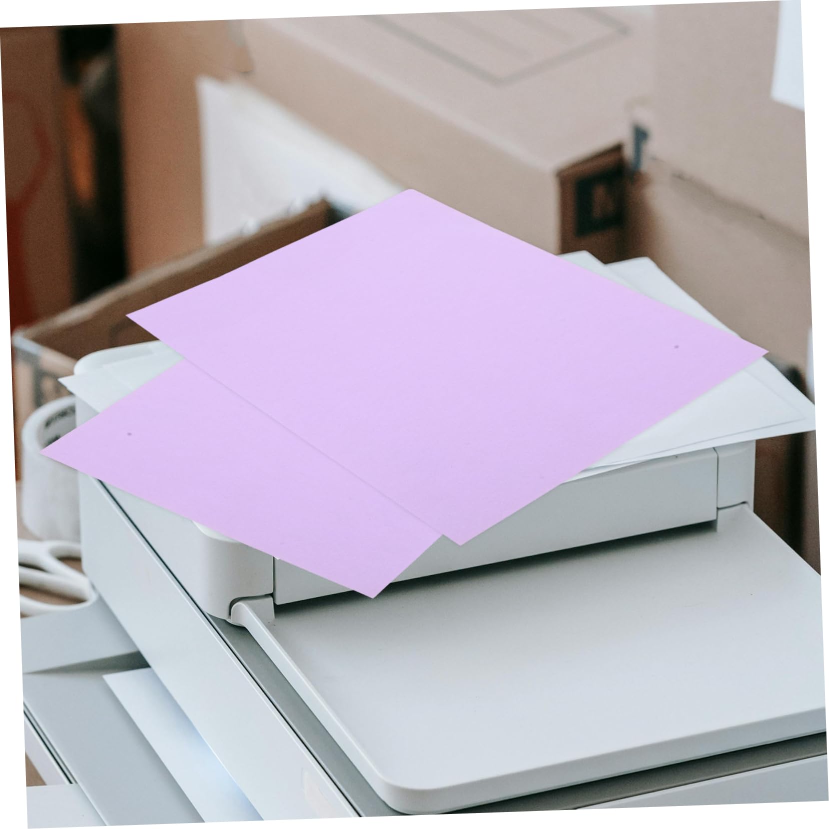 100 Stück Lavendelfarbenes Origami Druckpapier Schliff