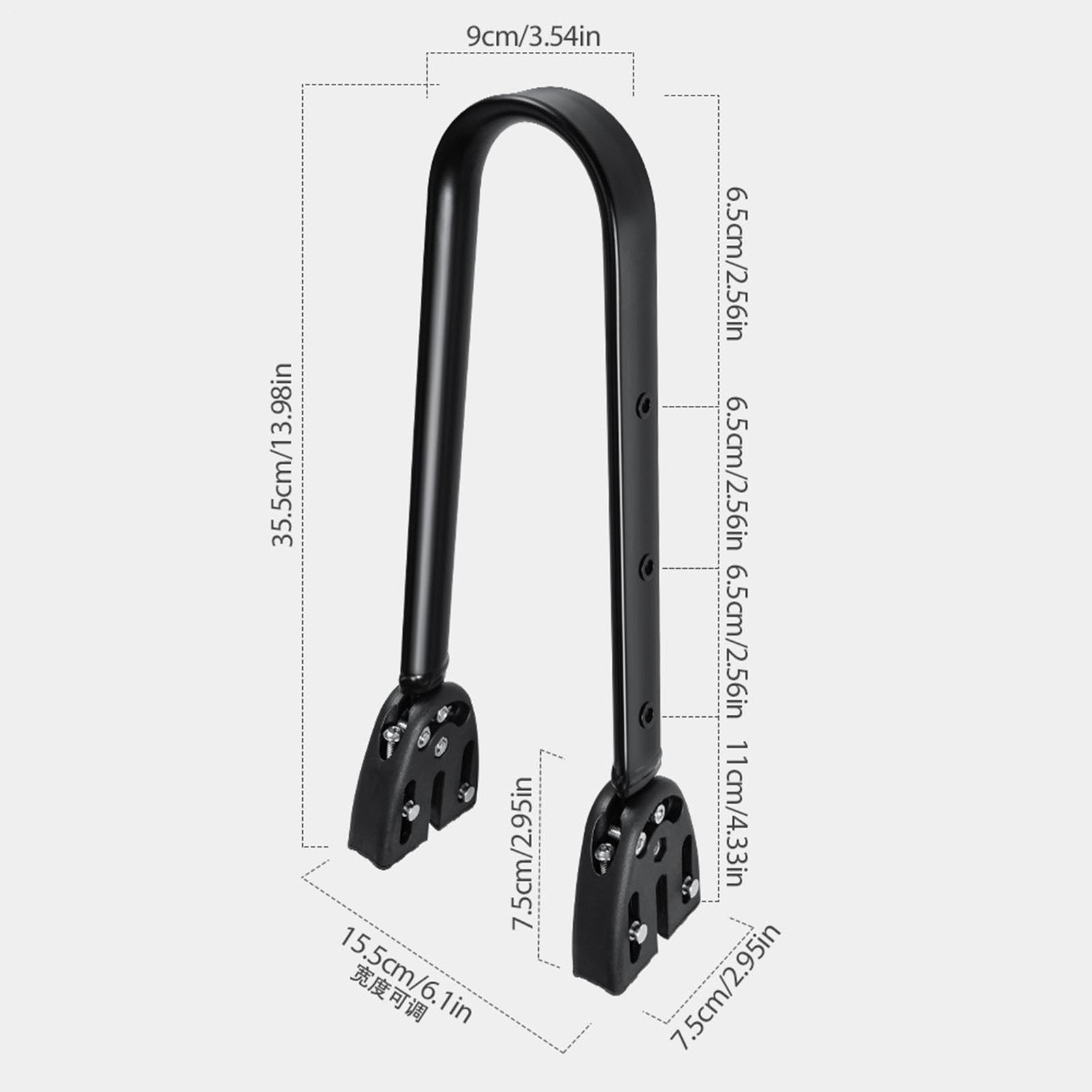 Portapacchi Posteriore per Bici Universale con Portata 30 kg in Lega di | Portapacchi Posteriore per Bicicletta Per Viaggi Mountain Bike, Strada, Pendolarismo, Avventura, Ciclismo, Trasp