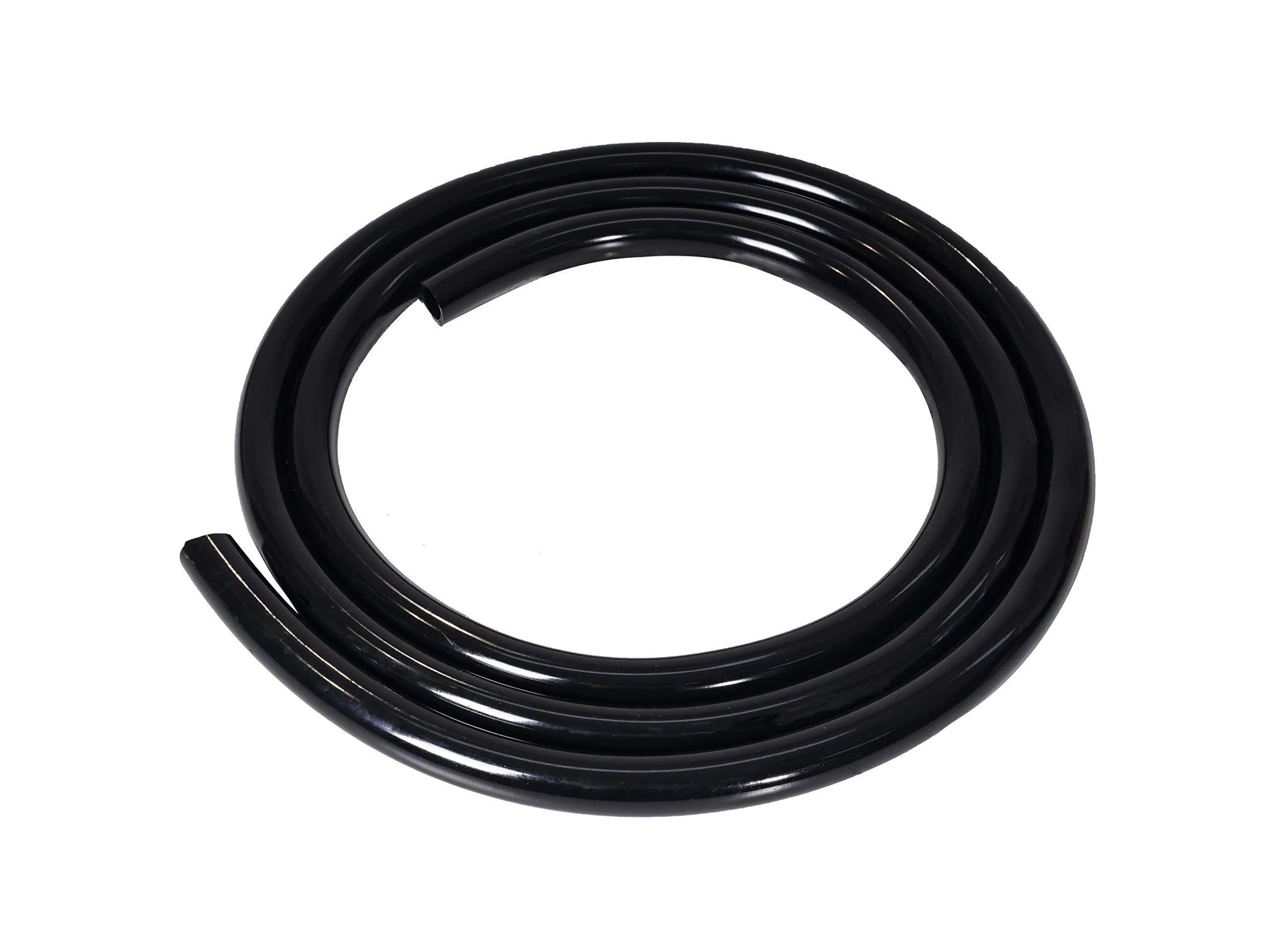 Feelers Black PVC Vinyl Tubing 5/16" ID x 7/16" OD Water Fish Tank Aquarium Air Line Lightweight Hose BPA Free, 9.84 Feet