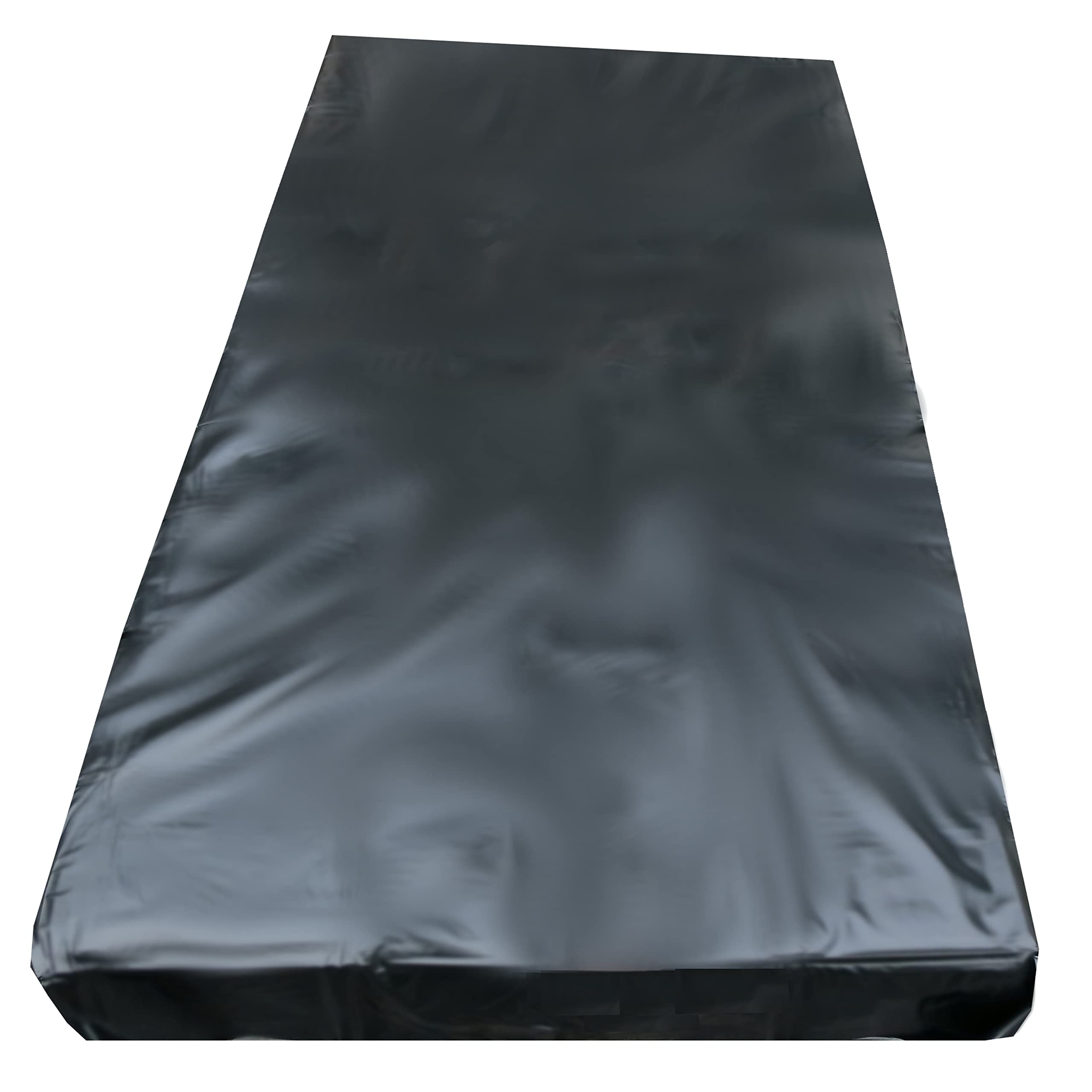 eXODA sábanas Impermeables Negras 220x220 cm sin látex sábanas Ajustadas con Goma para Juegos húmedos fácil de Limpiar y sin olores