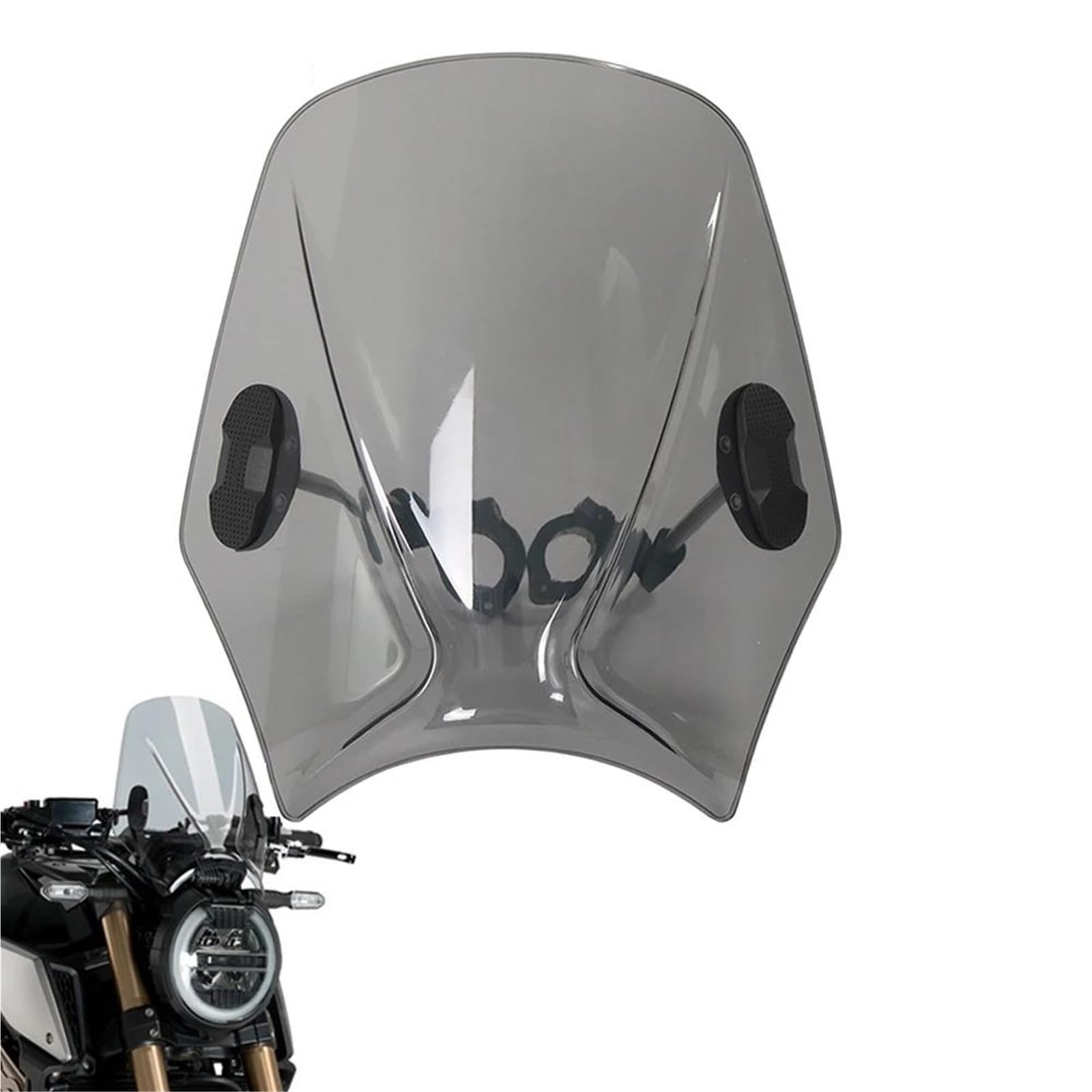 Cupolino Per Moto Per Per CB350 Per CB350RS GB350 GB350RS Per CB200X 2021-2023 Deflettori Antivento Anteriore Cupolino Paravento(CHIARO)