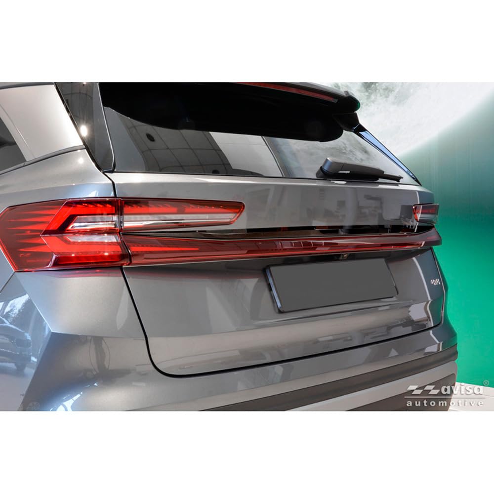Avisa Black Chrome Stainless Steel Tailgate Trim compatible with Skoda Kodiaq II (PS7) 2024-