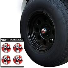Harley Quinn Character Tire Wheel Center Cap Resin-Topped Badges Stickers