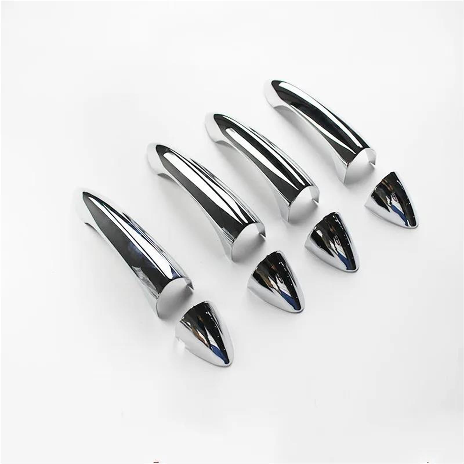 ZAPORA Car Door Handle Cover Exterior Door Handle Trim Cover Decorative for Opel for Astra K 2016 2017 2018(Handle no buttos)