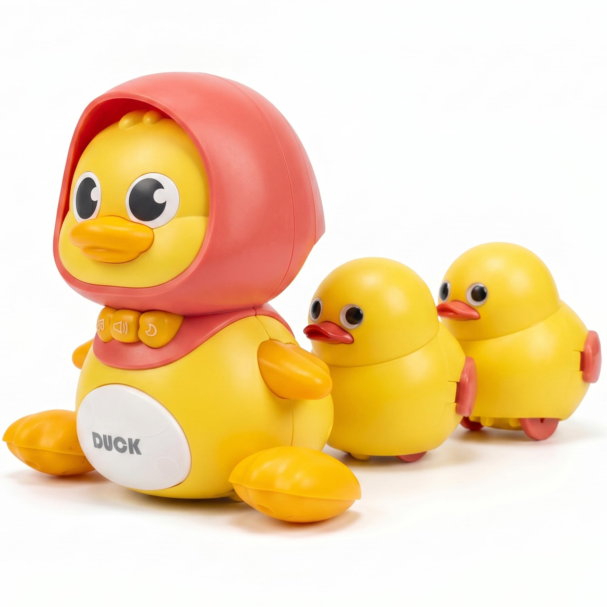 Musical Duck Toy with Lights & Sound | Moving Duck with 2 Ducklings | Indoor Play Toy for Kids | Encourages Crawling & Active Play-image-38