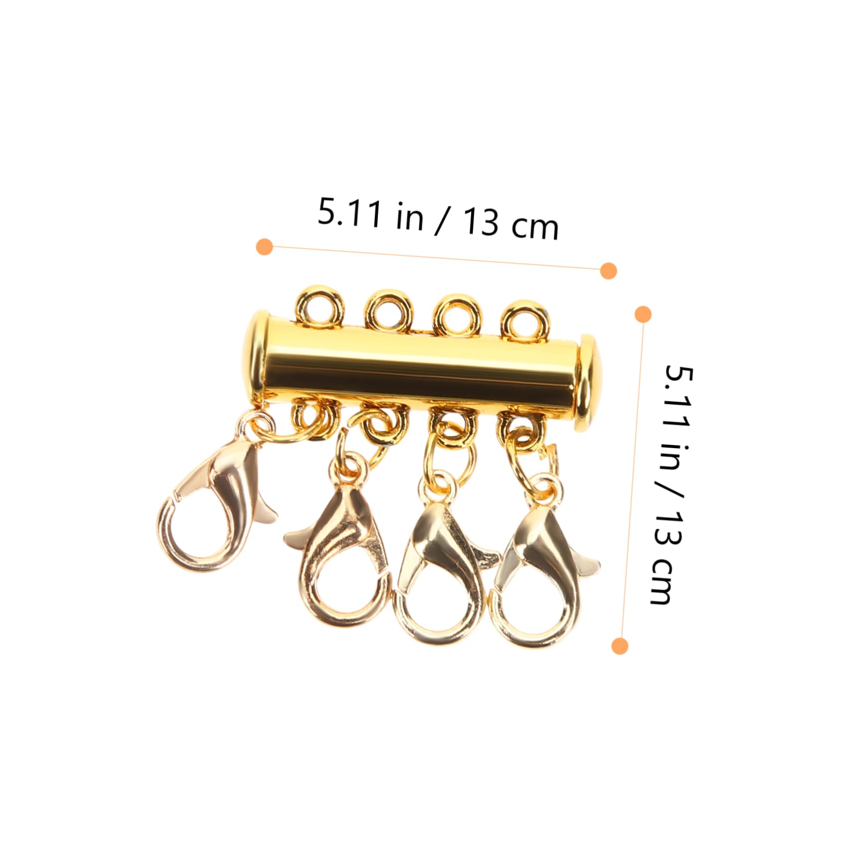 3 Sets Schmuck-Magnetschnalle, Halsketten, Perlenkette, Perlen, Halskette, mehrlagiger Halsketten-Trenner, Kettenverschluss, Trenner, Halskette, Schichtverschlüsse, magnetischer Halskettenverschluss,