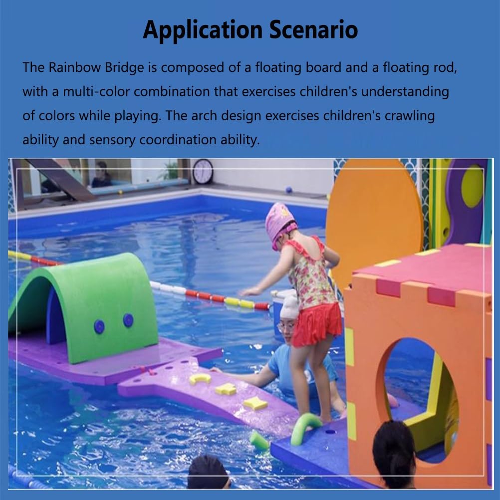Niños Juguetes Para Piscina Tabla de equilibrio de juguete flotante for piscina for niños, equilibrio, coordinación, entrenamiento sensorial, juego de agua al aire libre, flotadores de piscina de espu