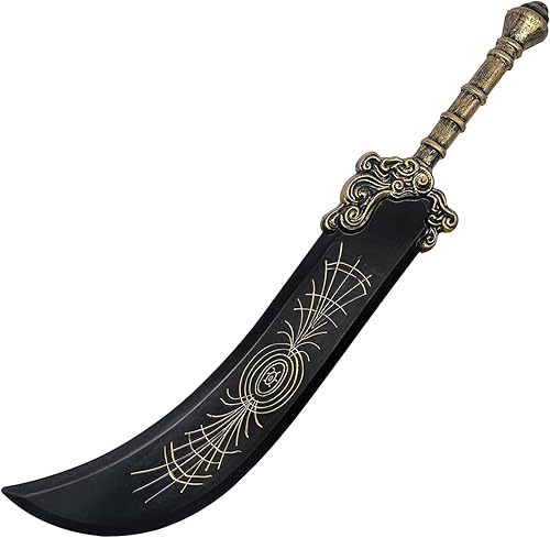 Miniatura 1 de Starscourge - Anillo de anciano con espada colosal de espuma de 41 pulgadas para cosplay y disfraz de Halloween, color dorado, Oro