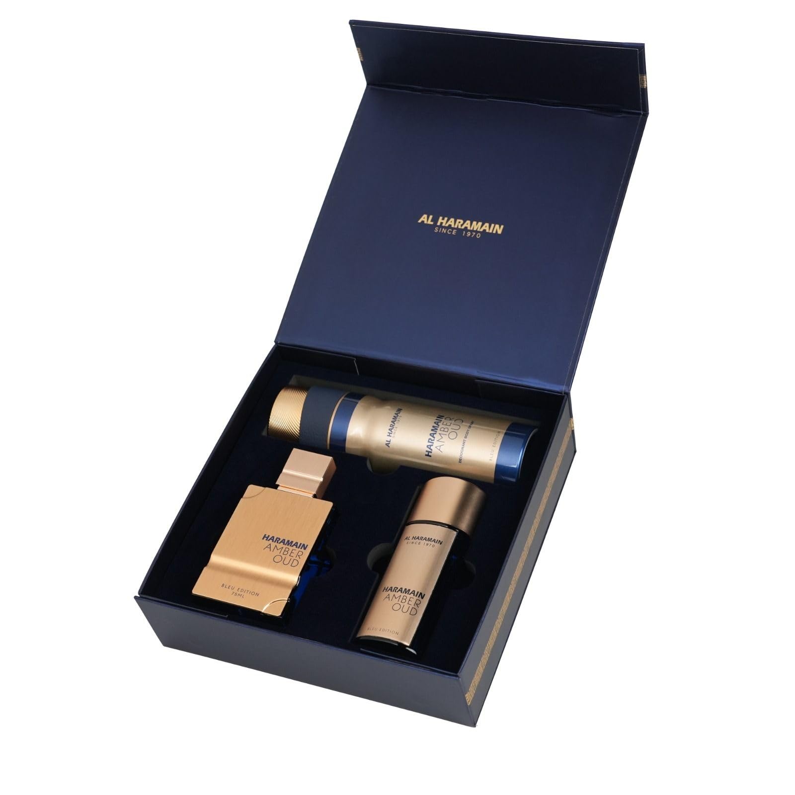 Al Haramain Amber Oud Eau de Perfume Spray (Bleu Gift Set)