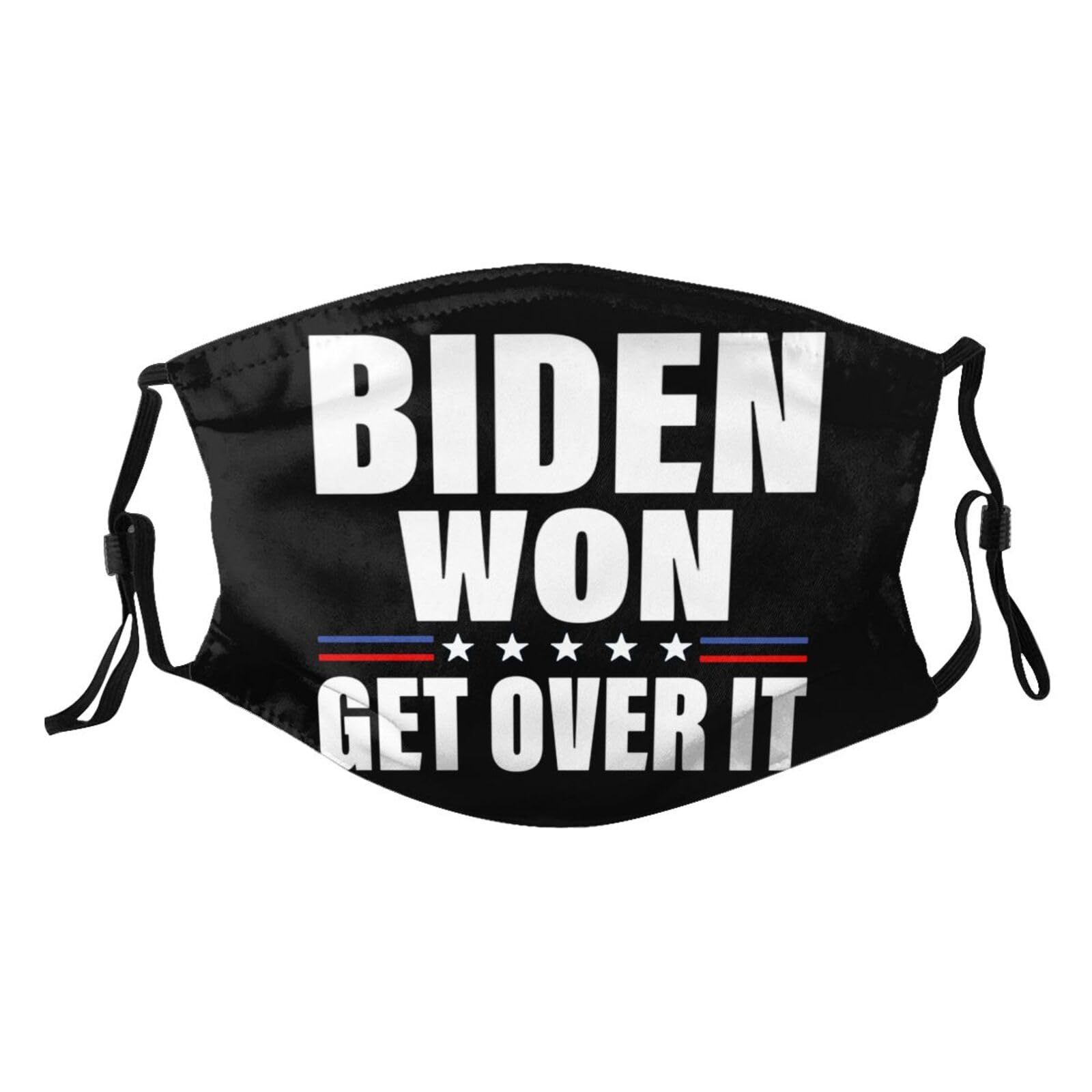 Biden Won Get Over It Adult Dust Mask Adjustable Dust Face with 2 Filter8061