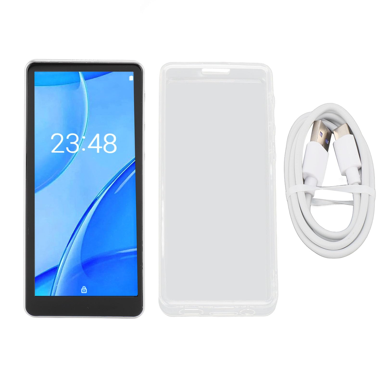 KUIDAMOS Reproductor de Música MP4 Bluetooth con Funcionamiento WiFi Pantalla HD de 4 Pulgadas para Uso en Viajes, 2 GB de RAM, 16 GB de Almacenamiento (Sin Tarjeta de Memoria)