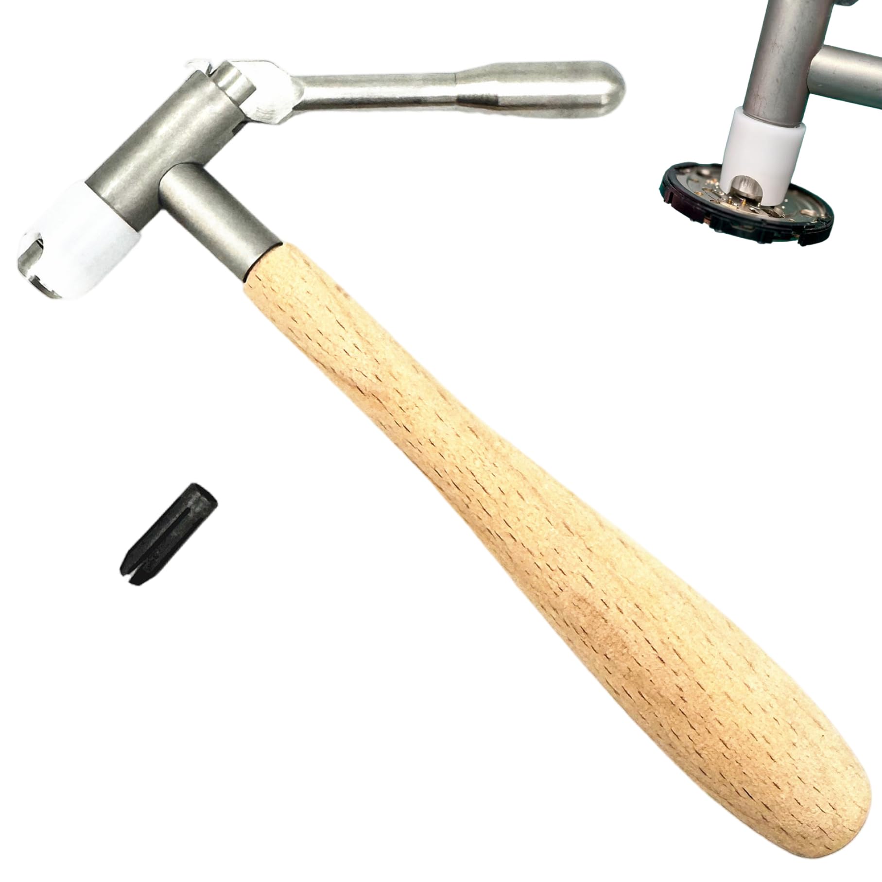 Herramientas y kits de reparación de relojes, herramientas de relojero Extractor de piñón Herramienta de extracción de manecillas de reloj profesional Reparación de movimiento Protección del eje de s