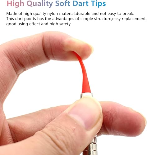 Miniatura 4 de ROOBEEO 2BA Thread Plastic Tip Dart Points 300 Pack Soft Dart Tips Replacement Dart Accessories