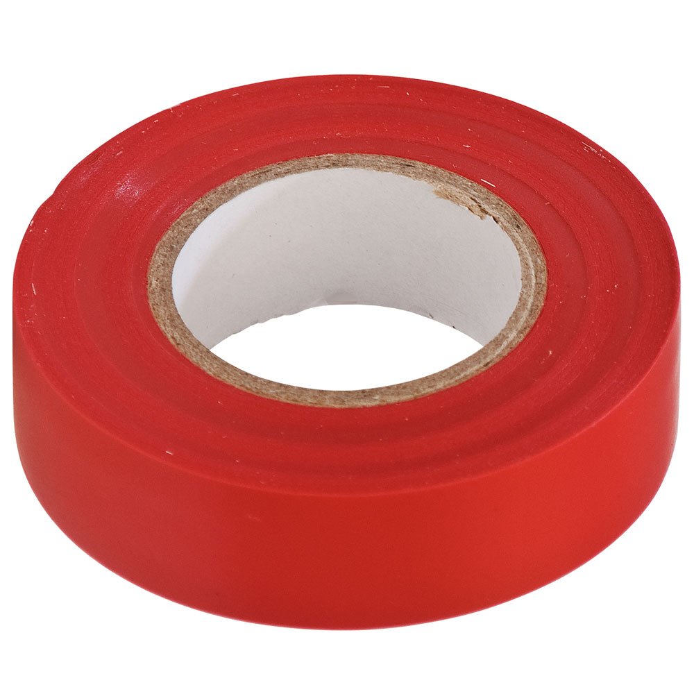 Toolzone PVC Electrical Electricians Insulation Adhesive Tape - Red