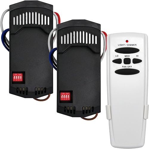 Fan-HD Kit + paquete FAN28R, kit de control remoto universal para ventilador de techo de repuesto para Hampton Bay, Hunter, Harbor Breeze, No