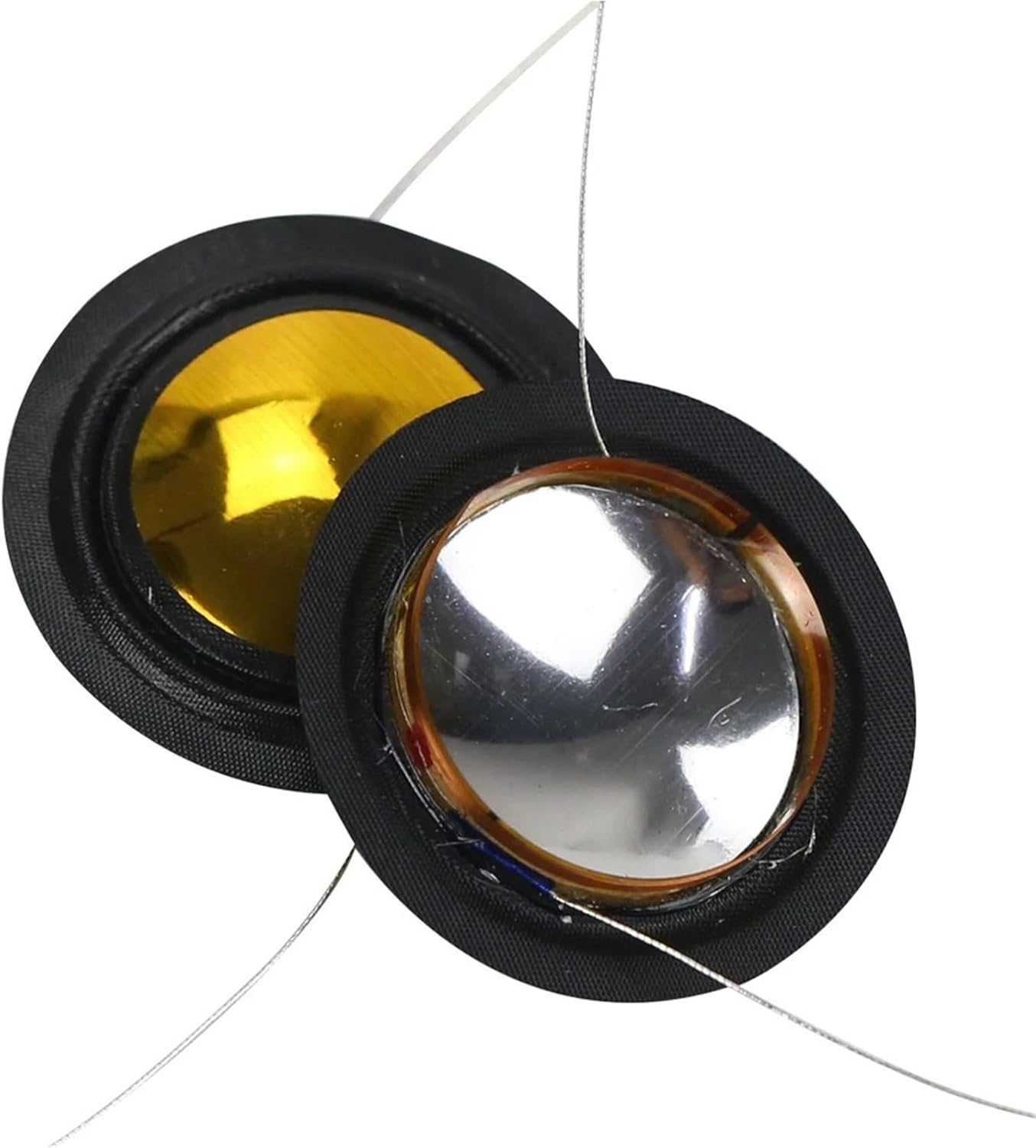 25.5mm Tweeters Coil 1 inch 8ohm Compound Gold Coil Membrane KSV 4 inch Treble Speaker Repair Accessories DIY 2PCS