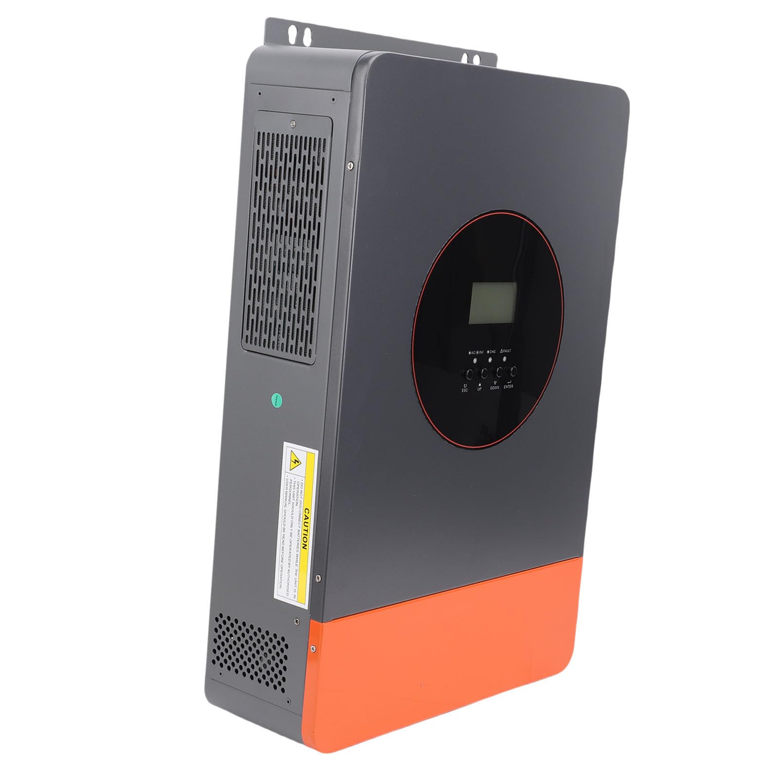 SEAFRONT Hybrydowy Inwerter Solarny Kontroler ładowarki MPPT, Falownik Sinusoidalny ze Stopu Aluminium 6200 W 120 A z Regulowanym Wyświetlaczem LCD, Wejście PV 8500 W do Zasilania Rezerwowego W