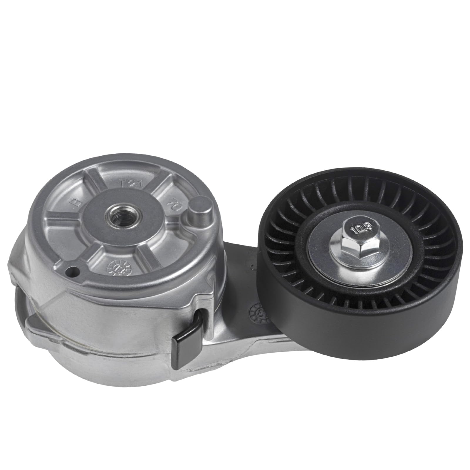 AUQDD 38185 Automatic Belt Tensioner and Pulley Assembly Fit For 01-07 Chrysler Town & Country /01-03 Voyager /01-07 Dodge Grand Caravan /02-05 Jeep Liberty /03-06 Wrangler TJ-image-2