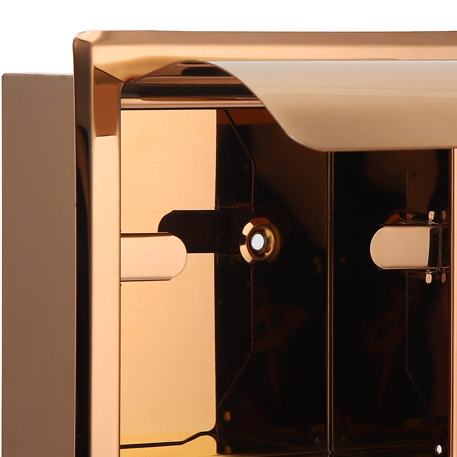Support Rouleau Papier Toilette Encastré Risingmed - Acier Inoxydable 304, Étanche | Chrome