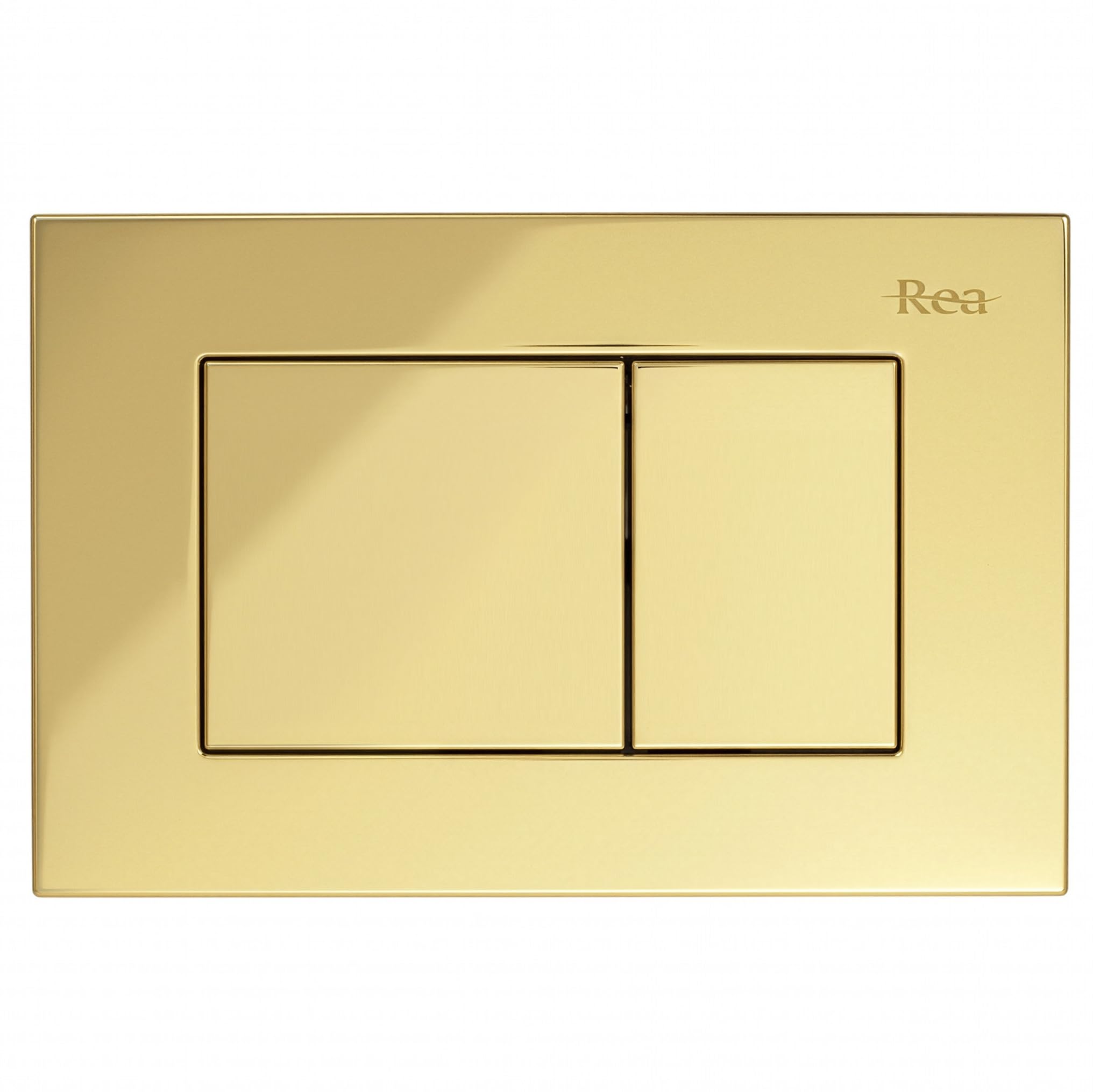 Rea - Stelaż Zestaw Podtynkowy Slim 024n Do Mis Wc Z Przyciskiem J Złoty - 22x35,2x106,2 cm