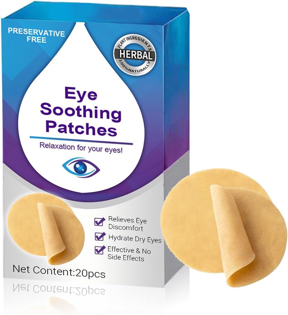 Eye Care Patch 20PCS Eye Pads for Tired Eyes & Dry Eyes Eye Cooling Pads for Puffy Eyes, Office Eye Relief & Refresh Refresh and Revitalize Tired Eyes