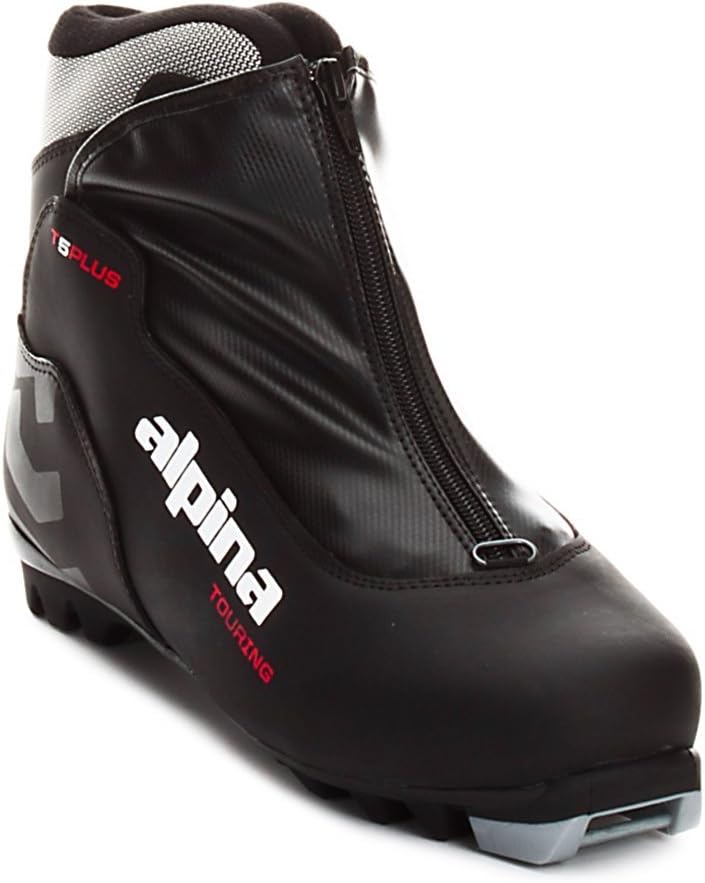 Alpina T5 Plus Cross-Country Nordic Touring Ski Boots with Zippered Lace Cover