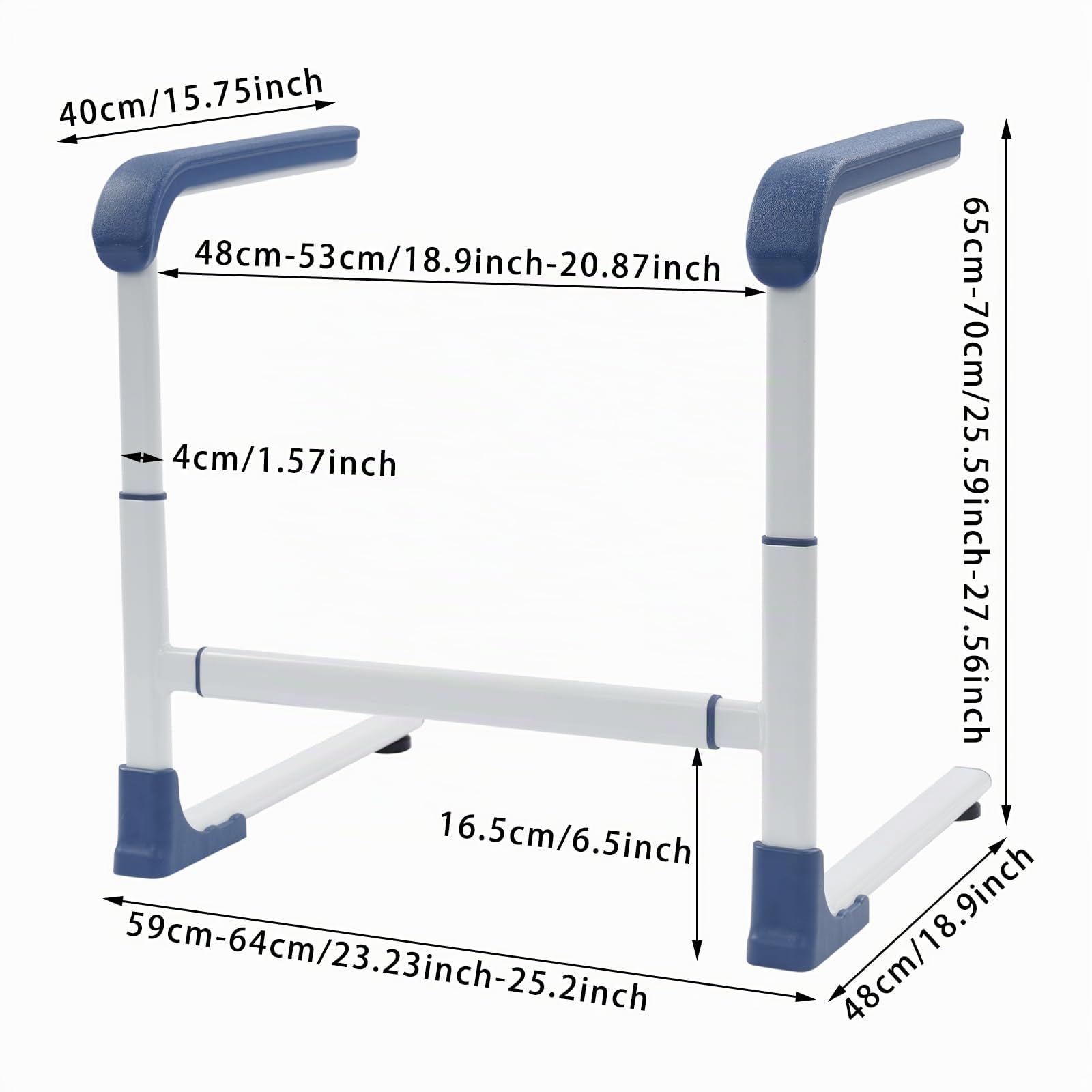 Canapé/lit/toilettes, aide au relever du canapé, pour personnes âgées, 3 hauteurs réglables et 2 largeurs réglables, aide au levage de canapé, poignée de sécurité avec pieds antidérapants pour