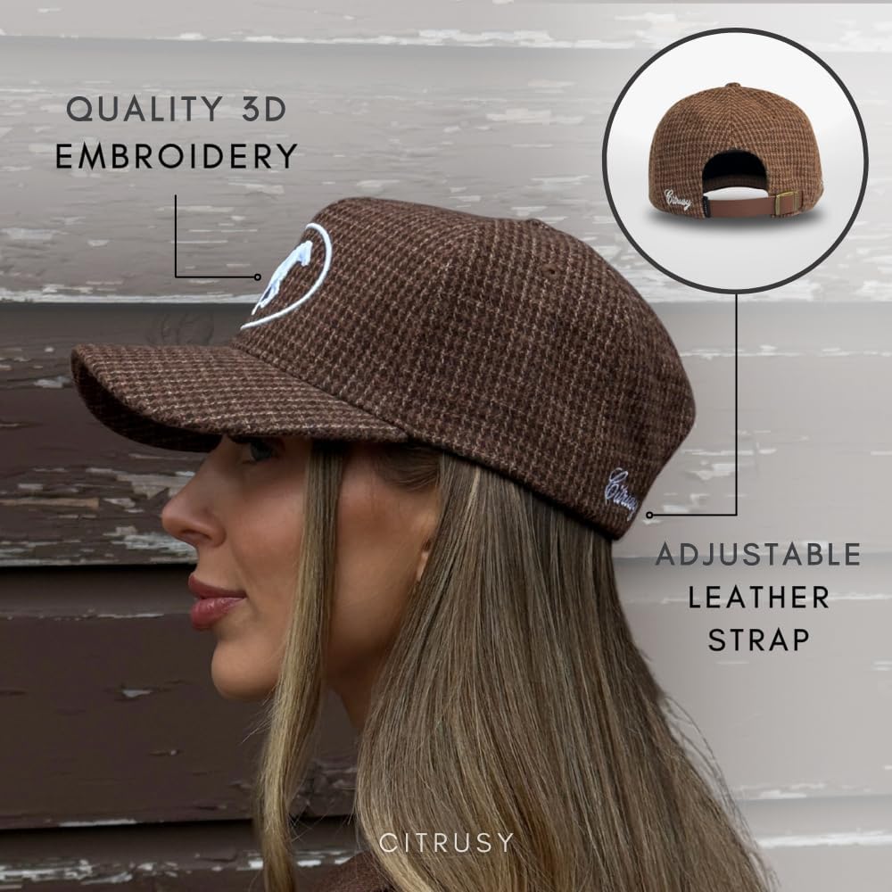 Vintage Western Trucker Hat | Men & Women | Country Cute Caps for Cowgirls Cowboys | Camo Denim Embroidered Cotton | Snapback thumbnail