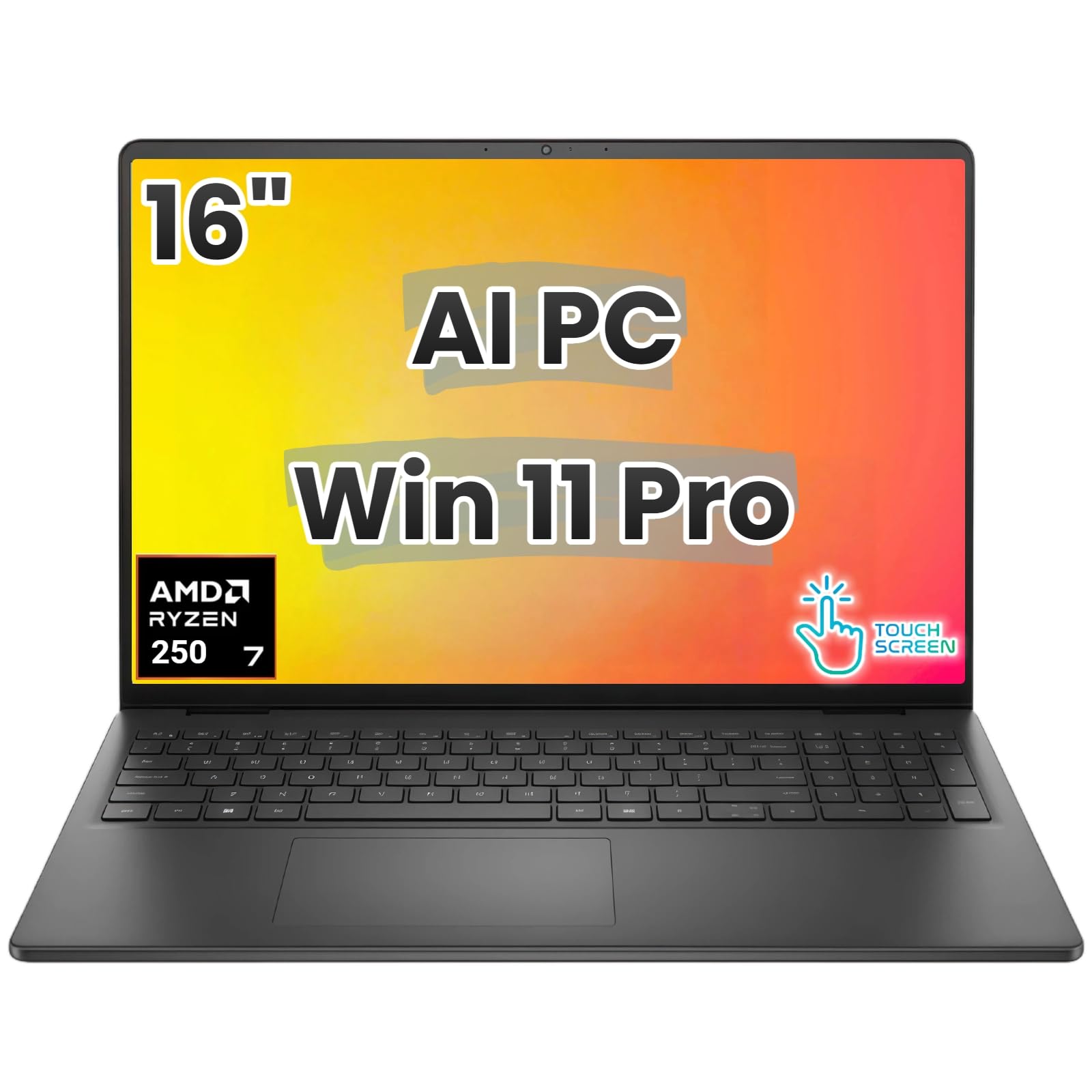 Amazon.com: Dell 16-inch Touchscreen Business Laptop - AMD Ryzen 7