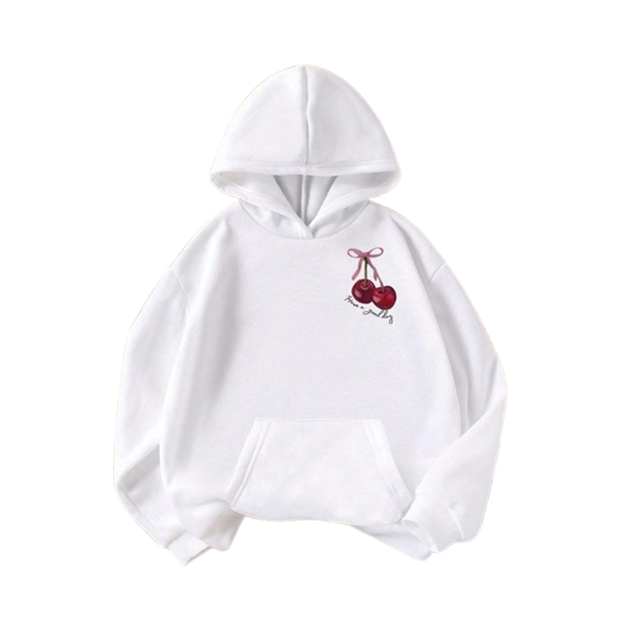 draxstar Printed Hoodie for Women | Soft Cotton Blend Sweatshirt | Stylish Winter Wear with Hood & Kangaroo Pocket | Casual Fashion Hoodie-picture-21