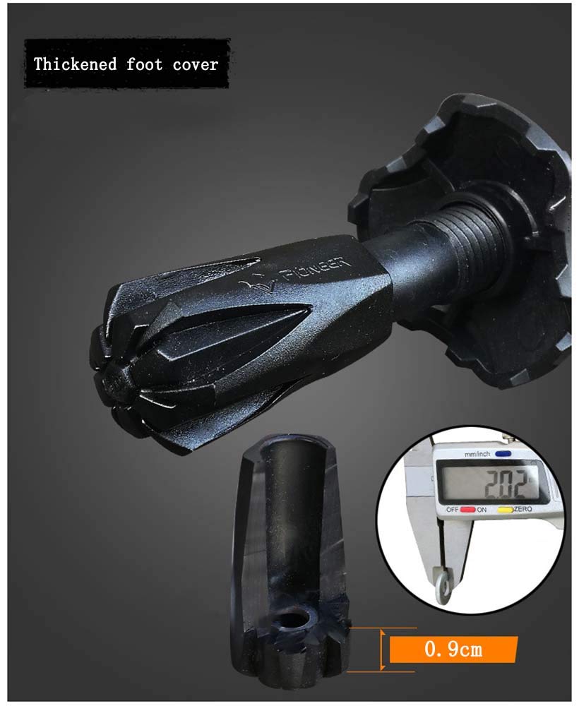 Bastones Trekking, Bastones para Senderismo Esquí 49cm - 100cm Fibra De Carbon, Anti-Choque, Ligero Y Telescopico para Montañismo, Caminata