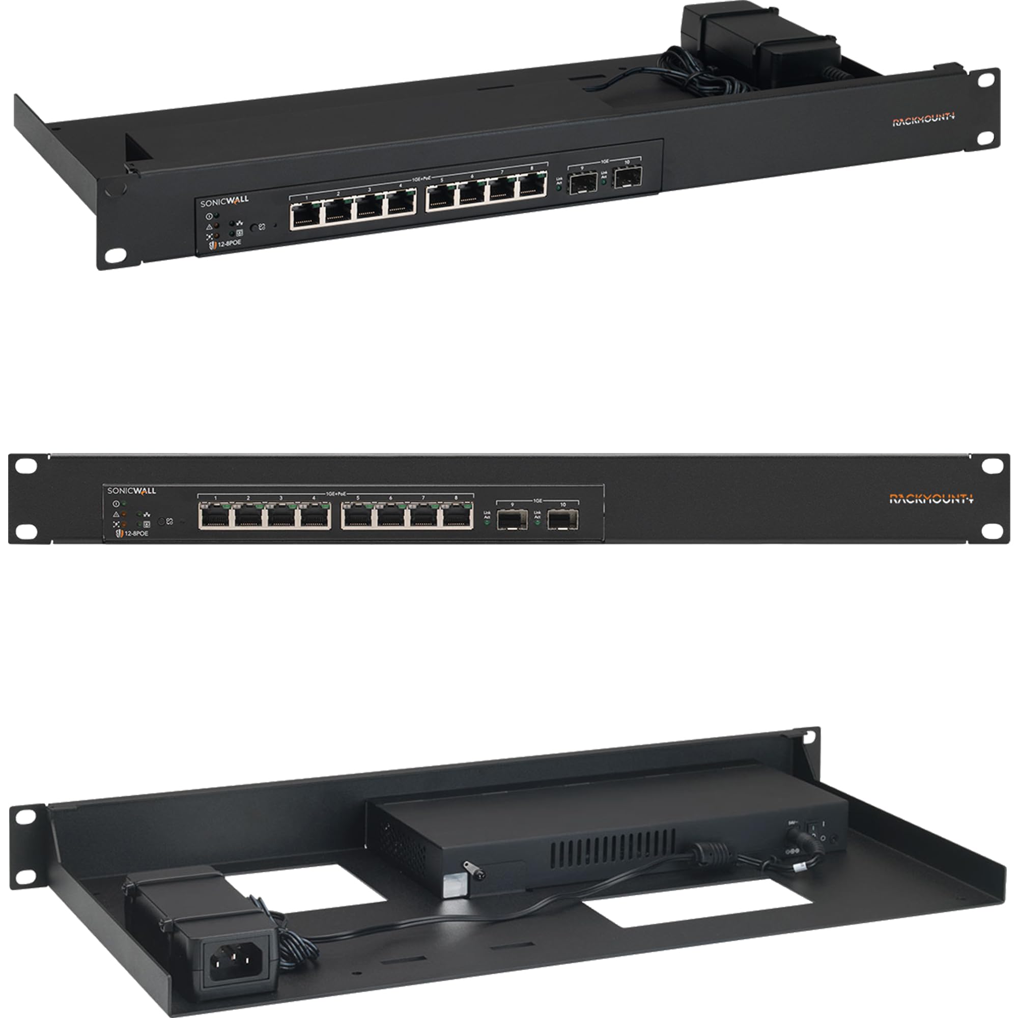 R RACKMOUNT·IT RM-SW-T8 - Kit for SonicWall SWS12-8 and SonicWall SWS12-8POE