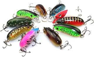 Kisangel 10pcs saltwater lures saltwater fishing lures bass lure artificial catfish bait artificial bait for