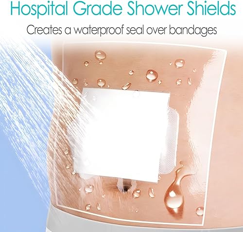 Miniatura 10 de 25 piezas impermeables para catéter de diálisis PD para heridas, vendajes de vestidor de isla para ducharse, línea de pícnic, pecho, peritoneal,