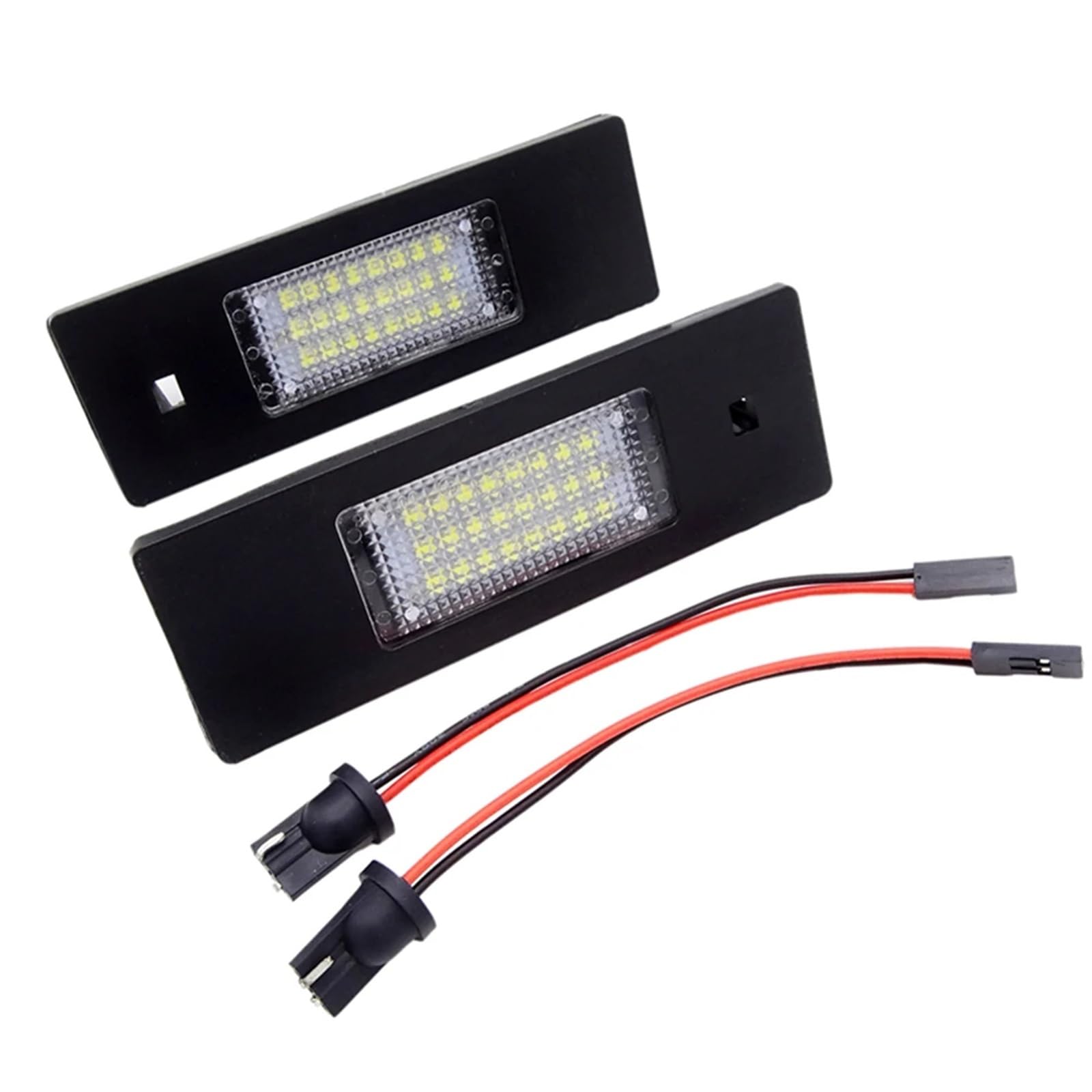 Placa Matrícula LED para Serie 1 E81 E87 E63 E64 M6 E85 E86 Z4 F12 F13 F20 K48 2 Piezas de luz de matrícula LED CANBUS, luz Trasera de Coche sin Error LED luz Placa