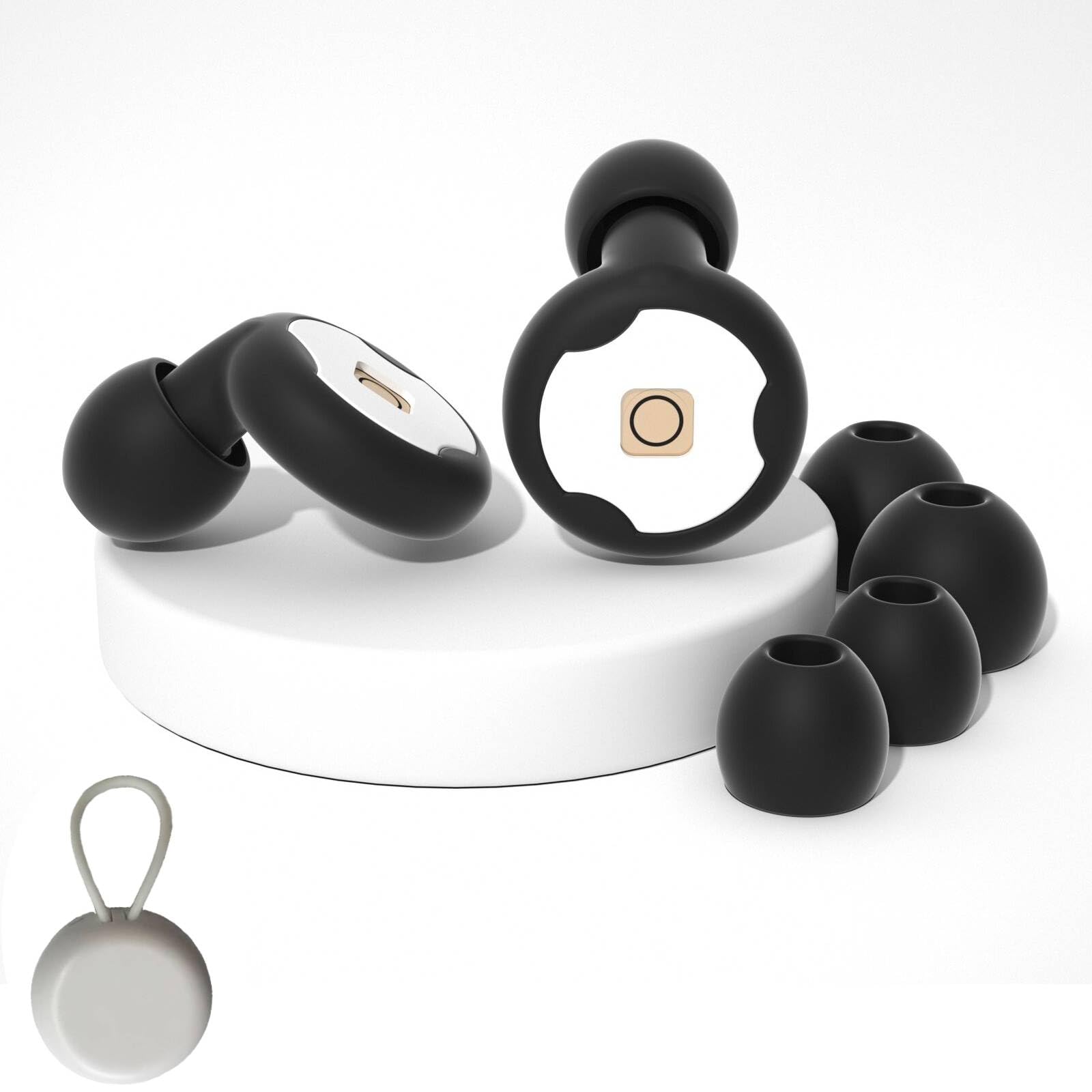 Noise Cancelling Ear Plugs Reusable Hearing Protection Soft Earplugs for Sleep Swimming, S...