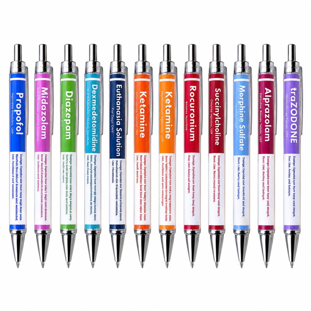 Amazon.com : YJ PREMIUMS 12PC Pharmacist Pens | Funny Pharmacy Fun