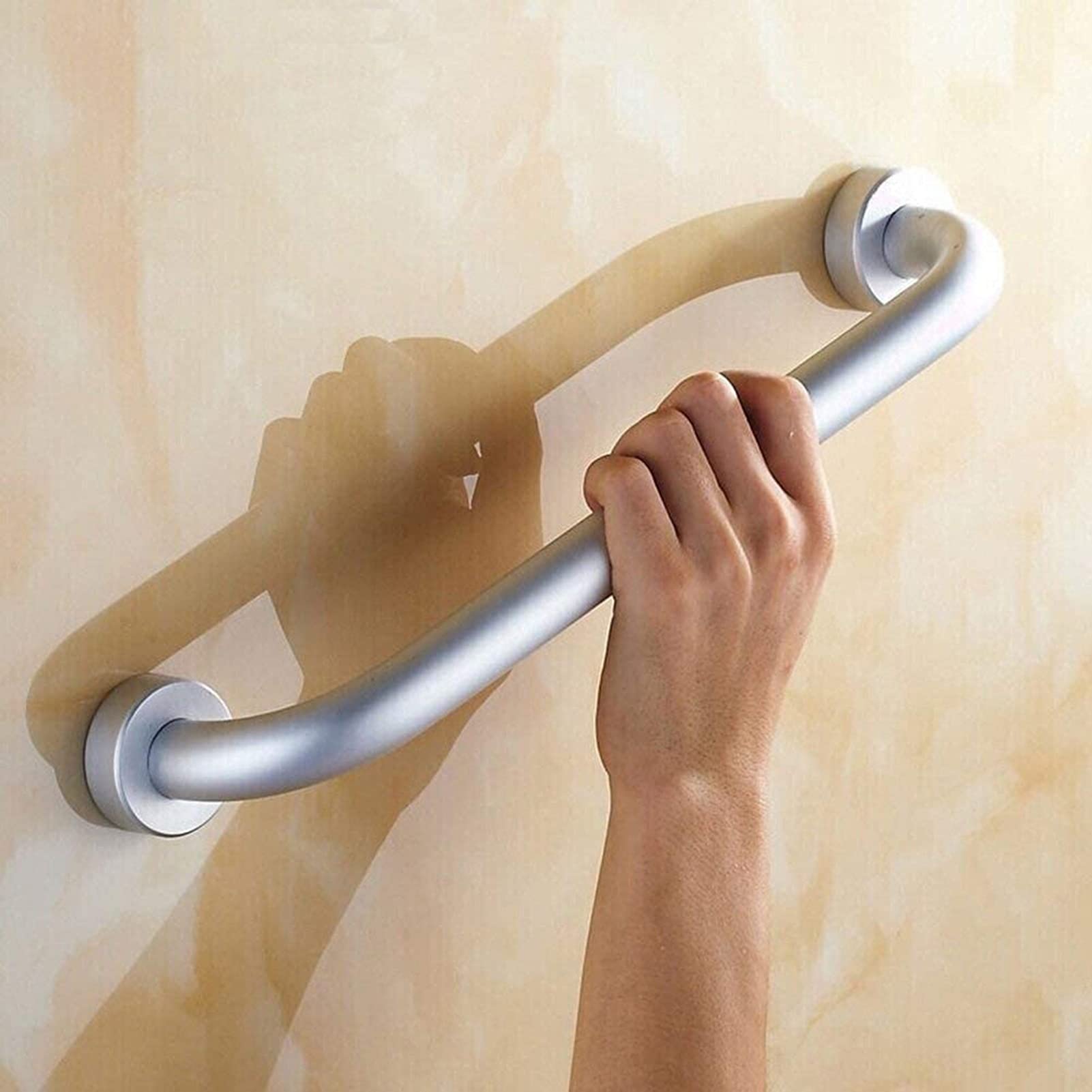Barra de Apoyo para baño, asa de Seguridad Antideslizante de Acero Inoxidable para bañera, Ideal para Personas Mayores y discapacitadas. Barra Antideslizante para el hogar (40 cm).