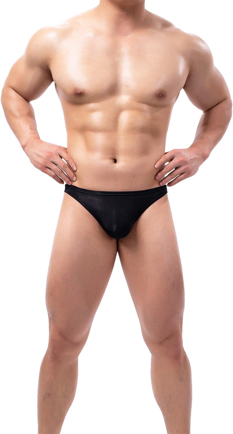 MuscleMate Men's Thong Bikini Underwear, Men's Hot Thong G-String Briefs Underwear. - Image 6