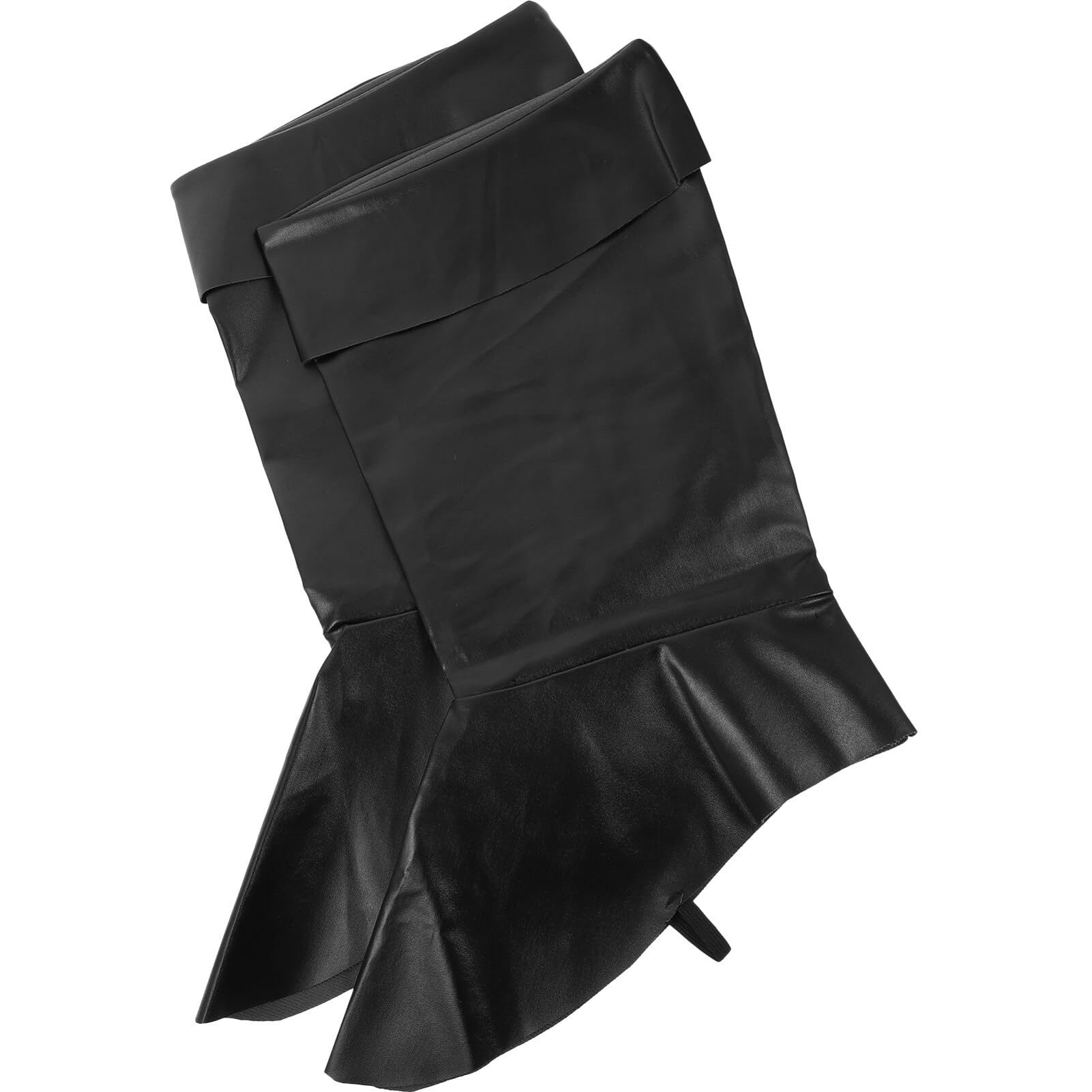 USHOBEUSHOBE Santa Claus Boot Covers Christmas Santa Boot Cover Novelty Mens Santa Boot Cuffs Xmas Party Santa Cosplay Party Costume Boots for Adults