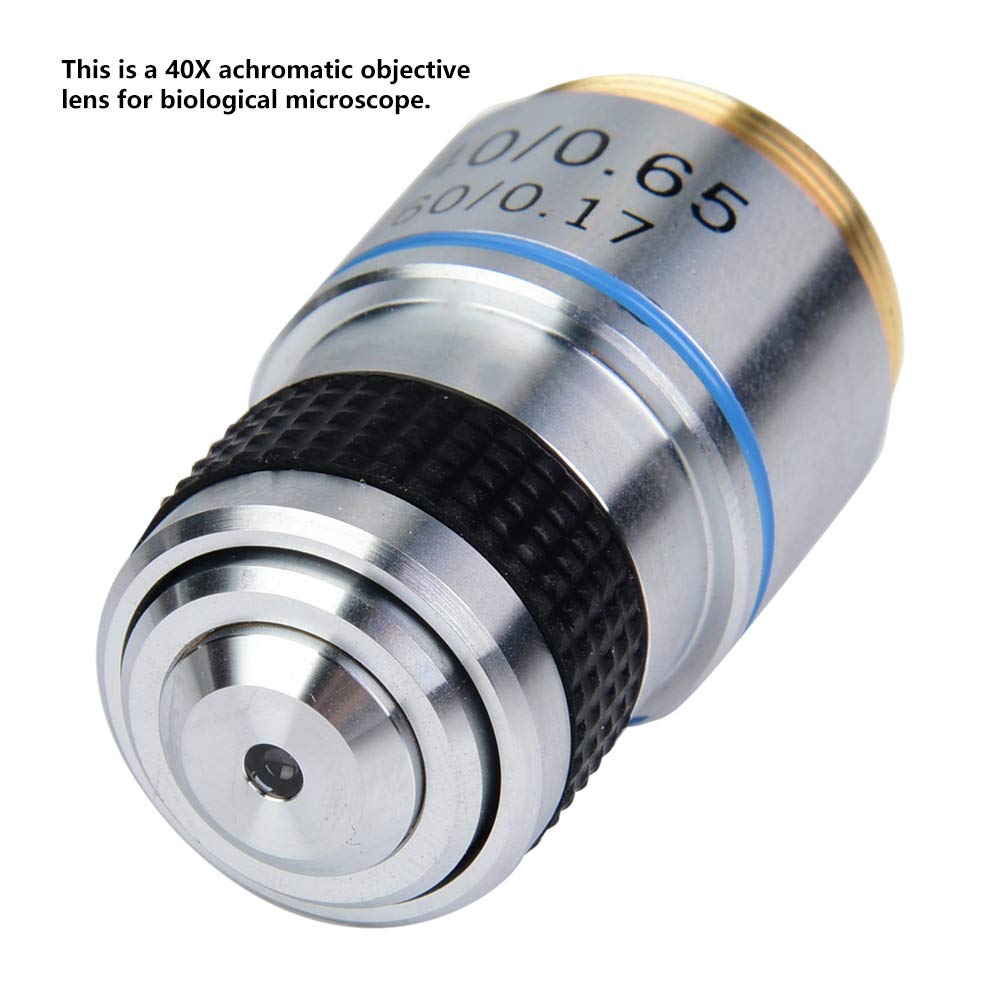 Buy Objectives Lens,40X 185 Achromatic Microscope Objective, 40X