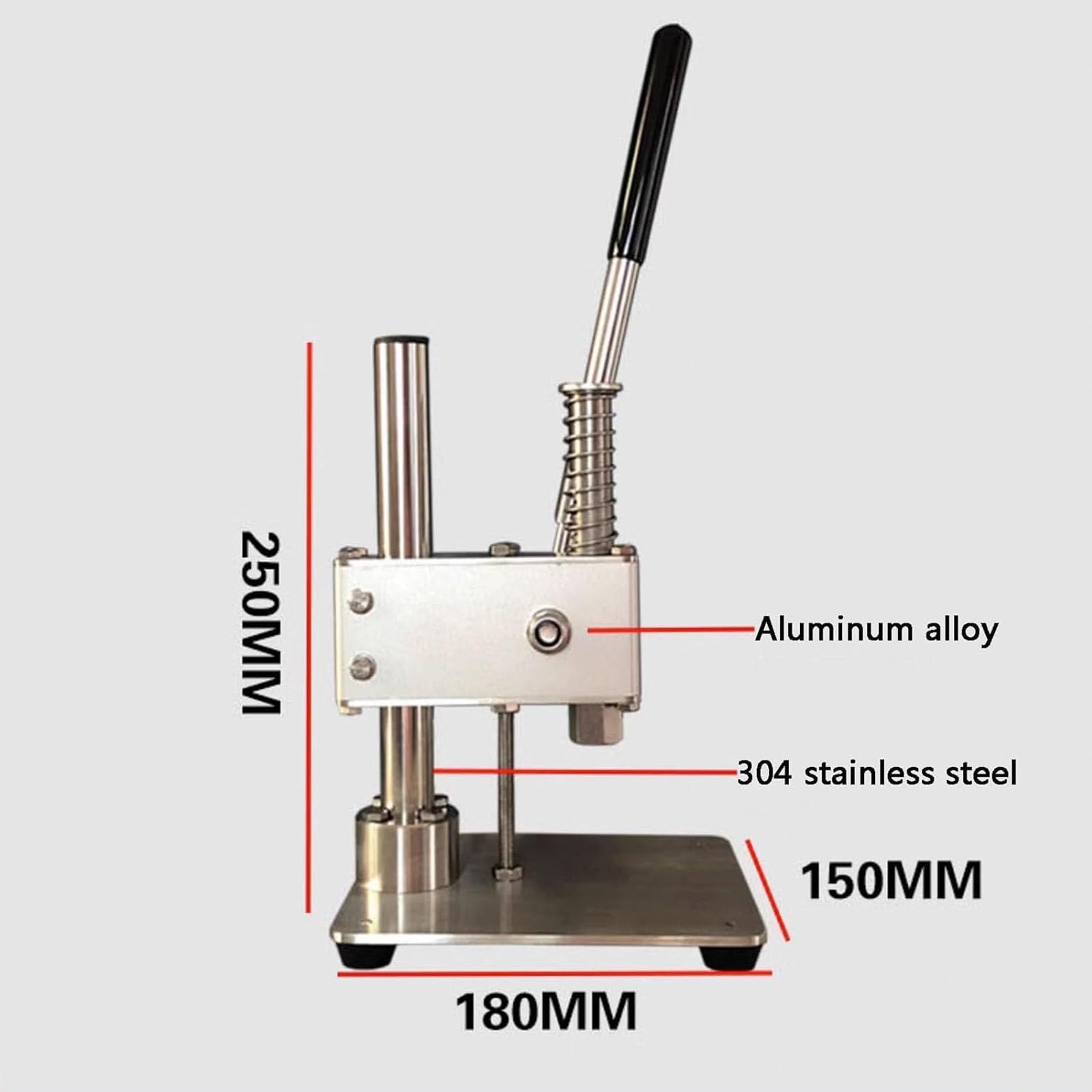 Manuelle Tablettenpresse, DIY-Milchtablette, Pille, Zuckerscheibe, selbstgebaute Maschine, mit verlängertem Griff, Presswerkzeug für die Küche zu Hause