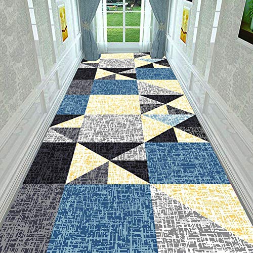 FCZBHT Alfombra del Pasillo,Alfombra del Pasillo   Alfombras De La Mesa De Centro del Sofá De La Escalera De La Oficina, Antideslizante, Personalizable (Color : B, Size : 80 * 500CM)