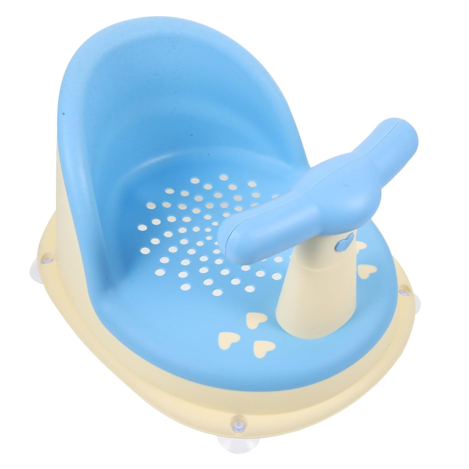 Adorable Bath Seat with Spacious Open-Side Design Non-Slip PP Bathtub Seat for Comfortable and Safe Bathing Practical Shower Chair for Newborns
