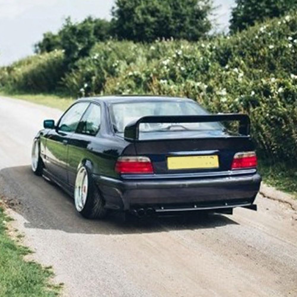 Kompatibel für BMW E36 1990–2000, Auto-Heckspoiler, Festem Windabweiser, Hinteren Kofferraum-Dach-Sport-Splitter,unpainted