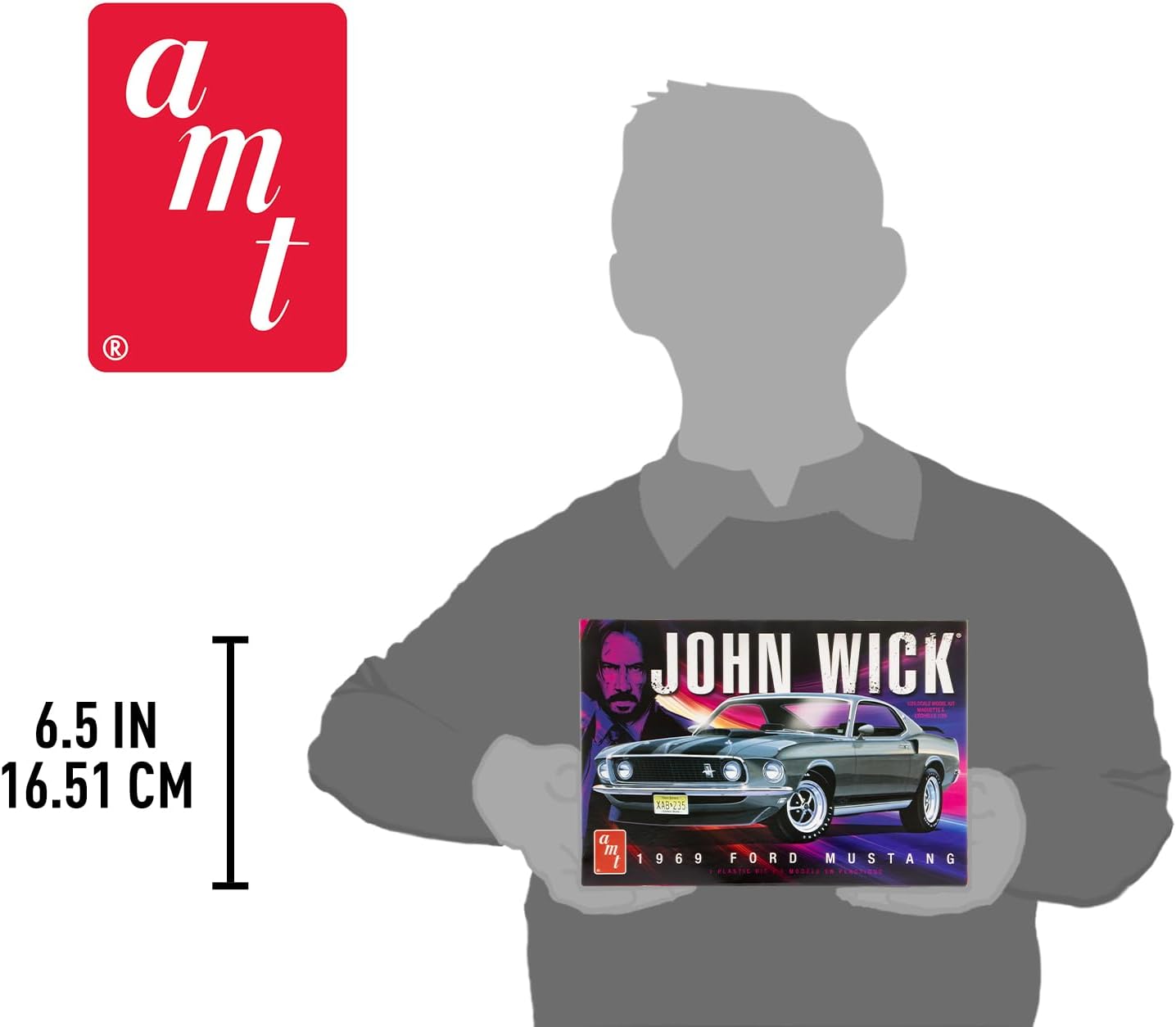 AMT 1969 Ford Mustang Mach I John Wick 1:25 Scale Model Kit