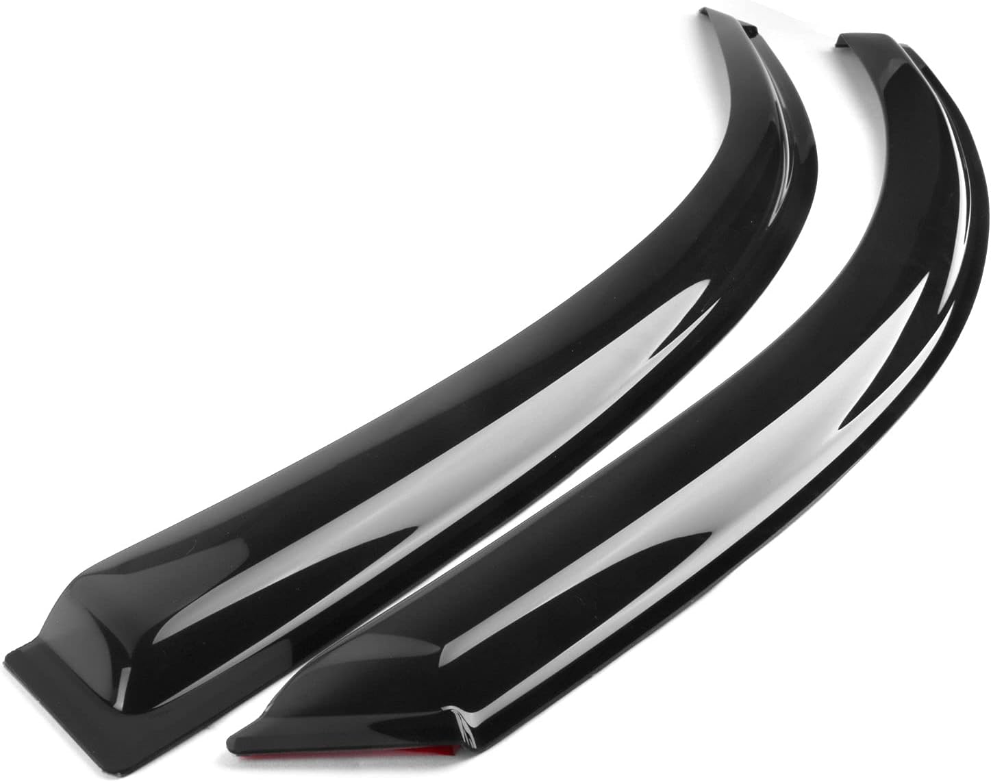Window Visor Compatible with 2008-2013 Nissan Altima 2Door, Slim Style Acrylic Smoke Tinted 2PCS Sun Rain Shade Guard Wind Vent Air Deflector by IKON MOTORSPORTS, 2009 2010 2011 2012