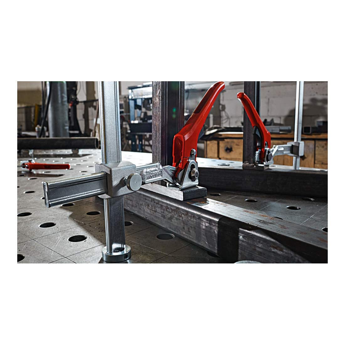 BESSEY Element napinający o zmiennym wysięgu TWV16-20-15-2K, rozpiętość 200 mm wysięg 30-150 mm, Ø 16 mm, bezstopniowa regulacja wysięgu, waga 1,12 kg