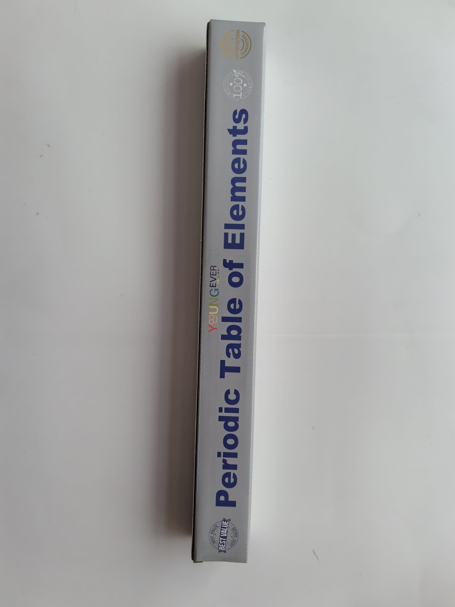 Youngever Układ okresowy laminowane plakaty edukacyjne dla małych dzieci, plakaty dydaktyczne, plakaty w klasie (60 cm x 45 cm)