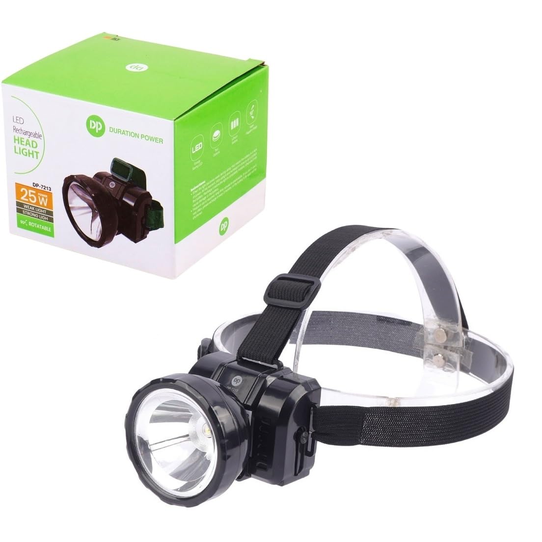 Amitasha 25W LED Head Torch Emergency Head Lamp for Trekking Waterproof Headlamp Light for Hiking, Emergency Use with Adjustable Band (B096ZK23W9) Amazon Price History, Amazon Price Tracker